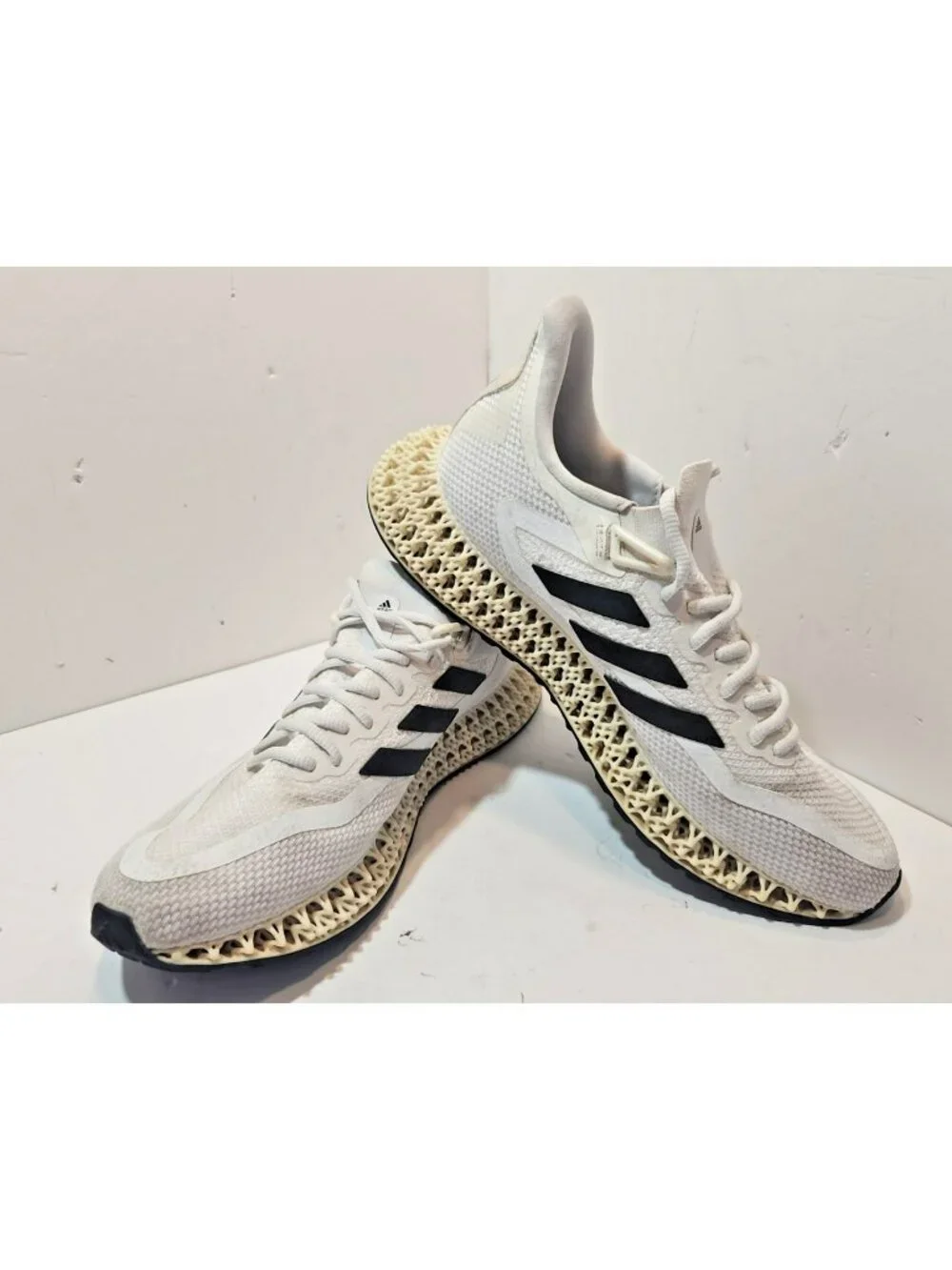 ADIDAS 4DFWD 2 Primeknit Running Shoes Mens 11 Cloud White Black AGX9247